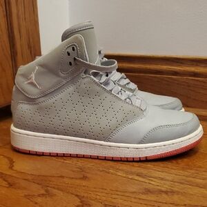 Jordan Kids Sneakers Gray and Pink 5.5 Y